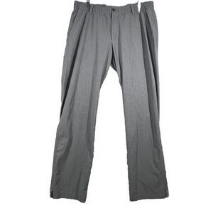 Under Armour Match Play Golf Pants Men's 38X32 Gray Performance Chino Stretch UA